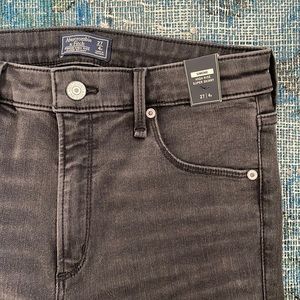 Abercrombie & Fitch Jeans, Black ‘Simone’ High Rose Super Skinny, Size 27